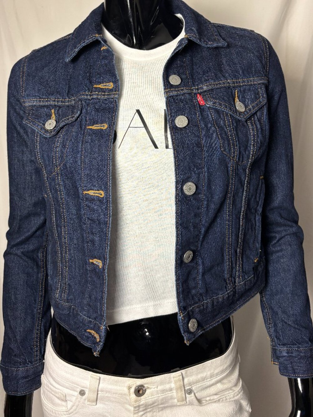 Levi’s Women’s Dark Wash Classic Trucker Jacket | Size XS